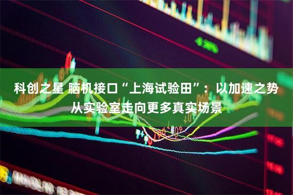 科创之星 脑机接口“上海试验田”：以加速之势从实验室走向更多真实场景